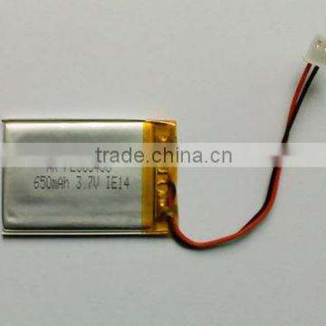 AK PL 3834503S newest ploymer battery pack 3.7v 650mah