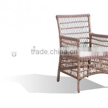 Outdoor Flower Rattan Dining Armrest Chair OC2043-1