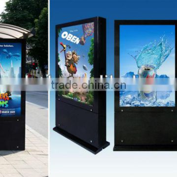 P6 192X128 RGB bus stop advertising boards