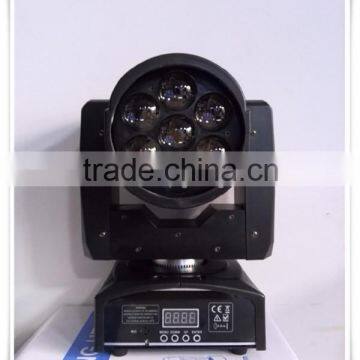 8 internal program mini size 7x12 rgbw led moving head beam