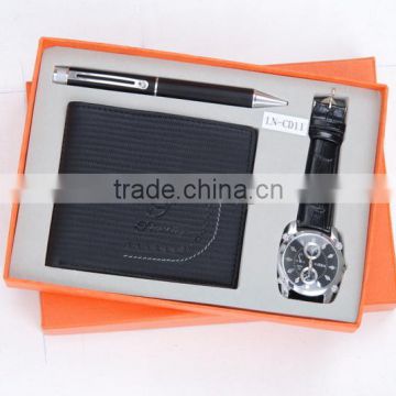Leather promotional gift items watch