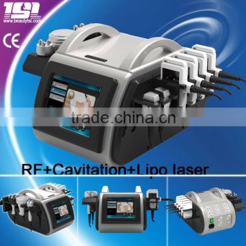 Customized handpieces 3in1 hot laser rf cavitation 650nm diode lipo system