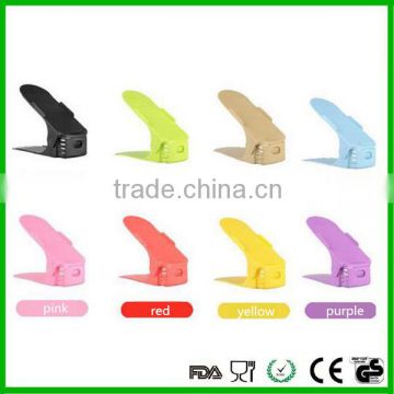 Popular various colors plastic custom shoe rack