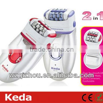 New 2 Heads in 1 Electrical Epilator Shaver