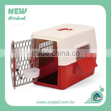 844 Taiwan design Pet product,Dog Cat Transport Cage,3coior Plastic pet carrier