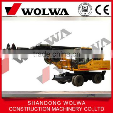 wheel type drill rig machine with drill depth 13 meter