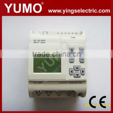YUMO (AF-10MR-A) low cost mini HMI PLC Programmable Logic Controller