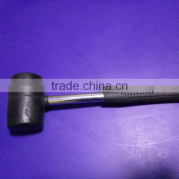 16oz rubber hammer with tublar steel handle