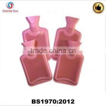 1000ml BS rubber Pink hot water bottle