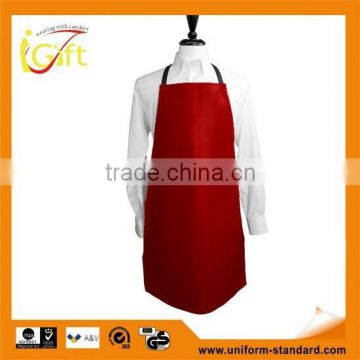 Wholesale Solid color cotton cheap bbq apron
