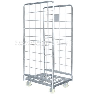 Two Swing Doors Security Roll Trolleys For Transporting
