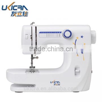 Walking foot sewing machine with cutter and LED light 10 stitches easy control