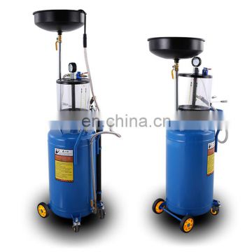 Portable Extended Car Oil Drain Extractor Air Mobile Waste Oil Drainer with Tank