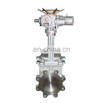 Wafer Type Stainless Steel Disc Carbon Steel Motorized Knife Gate Valve With Price List