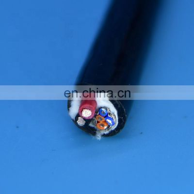 Underwater 6 core cable cat5e shielded flexible cable