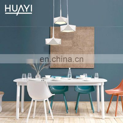 HUAYI Hot Selling Creative Simple Polygon Series Indoor Drawing Room Modern 27W Decorative Hanging Pendant Lights