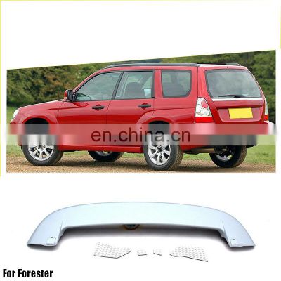 ABS Primer Painted Back Rear Spoiler Lip Wing For Forester 2006-2007 Rear Spoiler with light