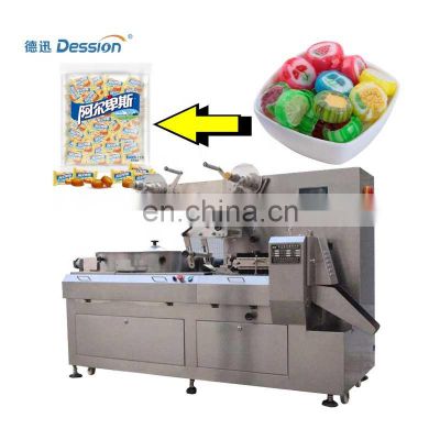 Automatic Plastic Bag Small Sweet Hard Candy Packing Machine Price