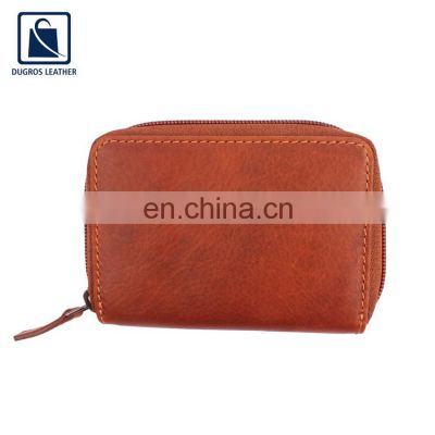 Wide Range of Excellent Quality Anthracite Fitting Poly Drill Lining Genuine Leather Women Wallet at Factory Price