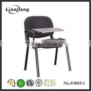 foam student chair with table/ metal frame fabric foam chair