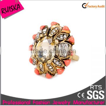 Wholesale Women Antique Gold Plated Ring