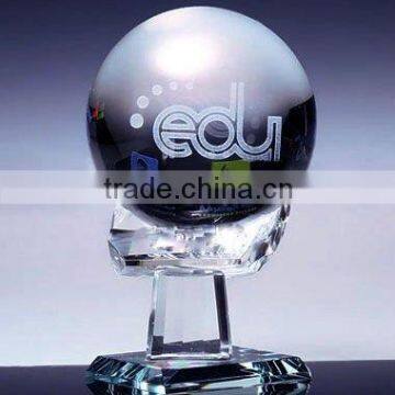 3d crystal trophy