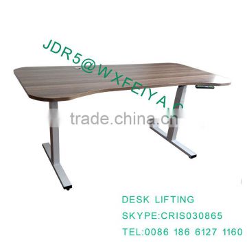 Solid wood simple lifting table