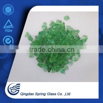 0.5-1.0mm clear glass chips for water treatment Directly From Factory