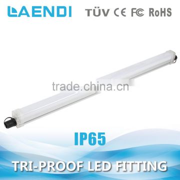 Newest SMD2835 ip65 fluorescent lighting 4ft 30w dust proof fluorescent light 100lm/w