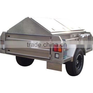 customized trailer off road camper trailer with stone guard