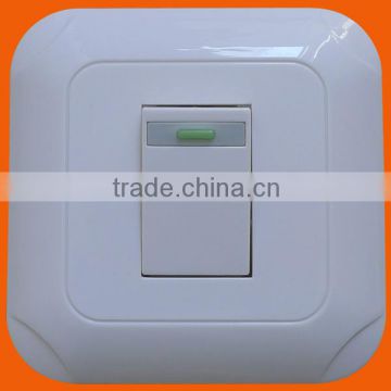 European style flush mounted one gang one way switch (F5001)