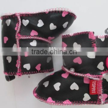 Top sale PU baby boot USA popular style winter warm boot baby shoes
