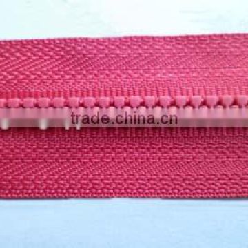 5# plastic resin zipper fastener big teeth zipper long chain zipper luggage zipper