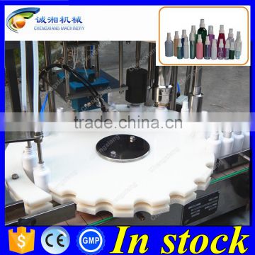PLC controlled automatic bottle filling machine,125ml machine filling spray cans