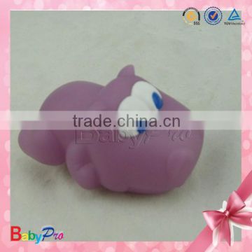 Wholesale Promotional Floating Baby Bath Toy Farting Hippo Soft Toy