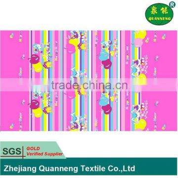 Colorful kids polyester material design fabric