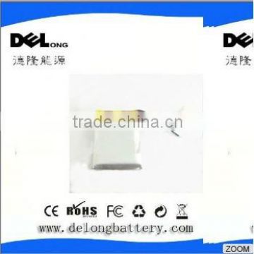 250mah Rechargeable lithium polymer battery 3.7V for MP3 ,MP4,MP5 china manufacturer