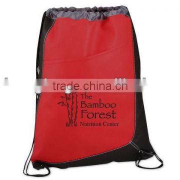 Custom Colorful Non-Woven Drawstring Sportpack Bag