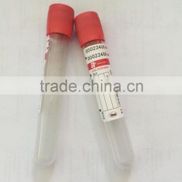 vacuum blood collection tubes without additives