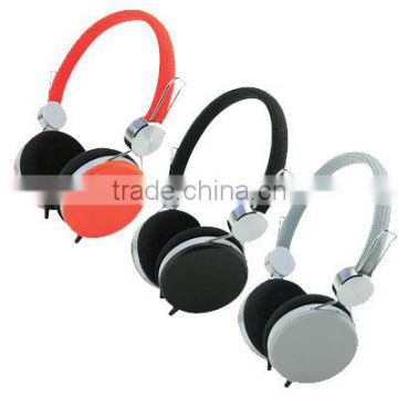 New product new design hot selling cheap wired foldable computer headset with volum