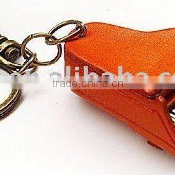 Piano Leather Keychains