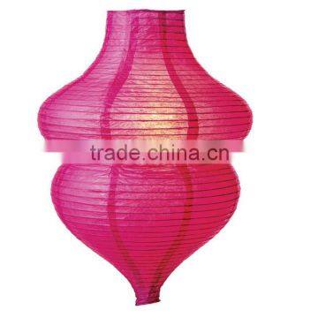 Fuchsia Pink Beehive Designer Paper Lantern for holiday party decoration