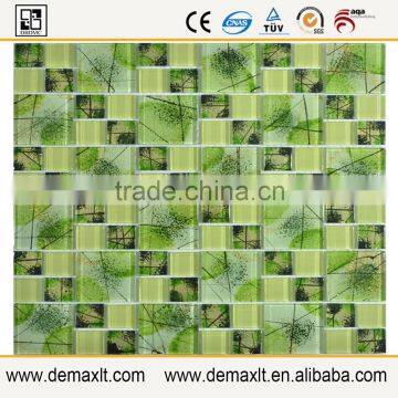 Glass Mosaic with Spring Style Mural