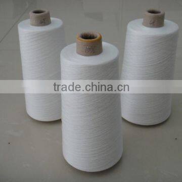 Raw white High quality Spun Polyester Yarn TFO 24S/2,paper cone