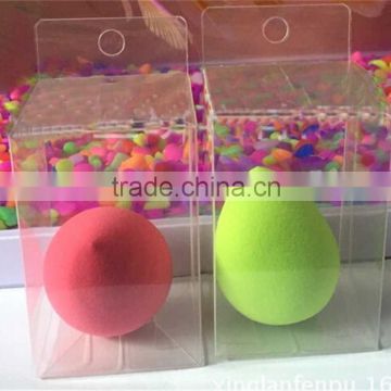 Private Label Latex Free Makeup Cosmetic Sponge Puffs with PVC Box