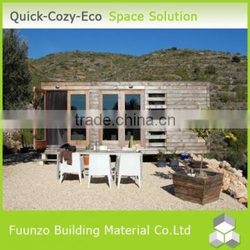 Plastic Wood Luxurious Prefab Villa Plan for Living
