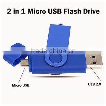 Bulk buy plastic and metal OTG usb flash drive, smartphone/mobile phone pendrive 4GB 8GB, 16GB 32GB