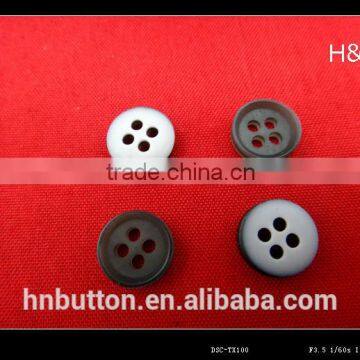 14L 4-hole pearl resin button