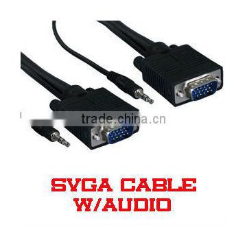 SVGA Cable with 3.5MM Stereo Audio