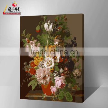 hot sales in china yiwu factory lovequeen landscape diy canvas oil art decorative painting by numbers